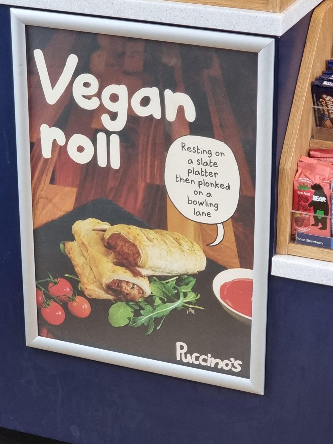 Utterly baffled by this advertisment in the Puccino's at Stevenage station
