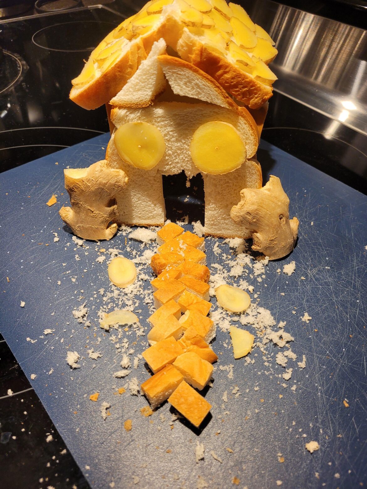 I made a ginger bread house.