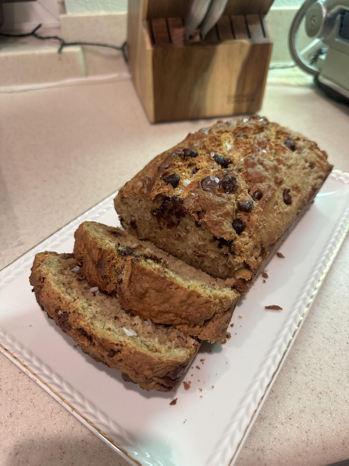 I made a browned butter banana bread.