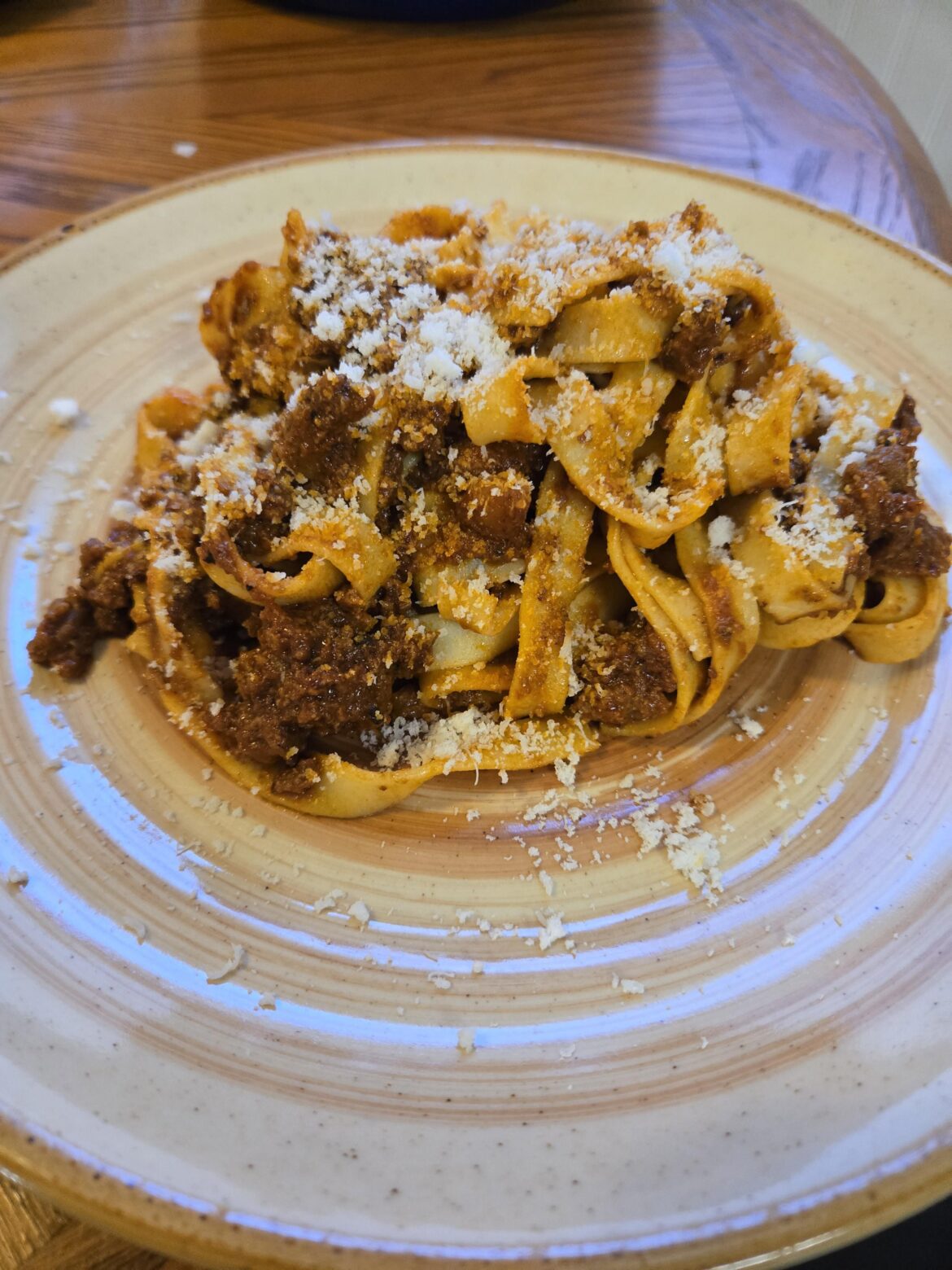 Tagliatelle alla bolognese