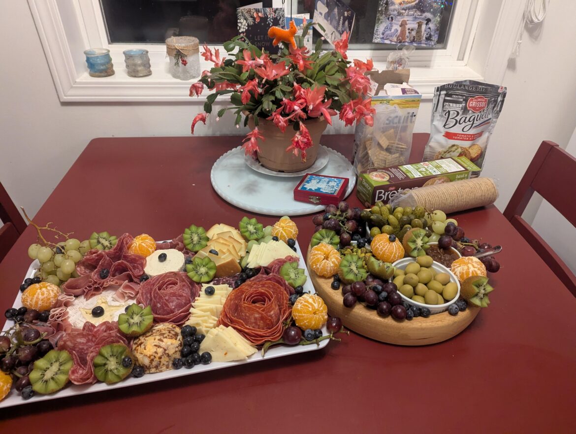 Budget charcuterie, under $100 but $0 out of pocket (redeemed reward points)