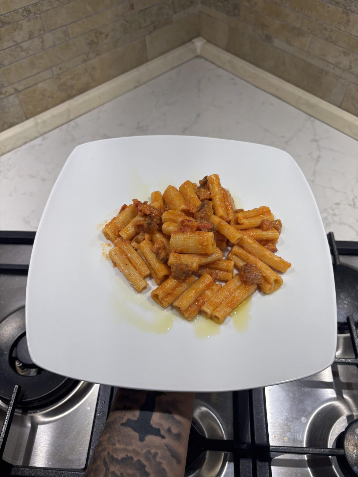 Post-training pasta from an Italian guy who plays football 🇮🇹⚽️