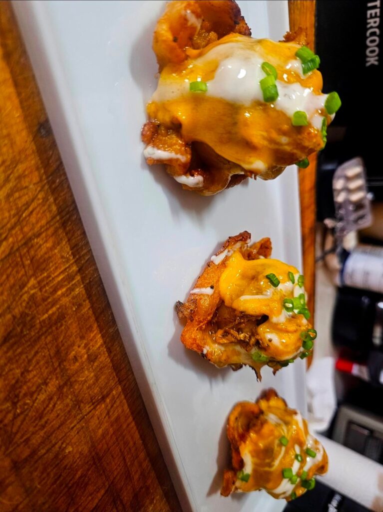 Buffalo Chicken, Potato, Skin