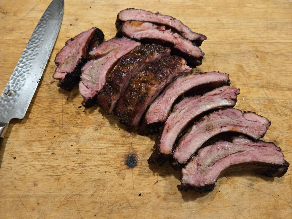 Midnight snack on an overnight cook.