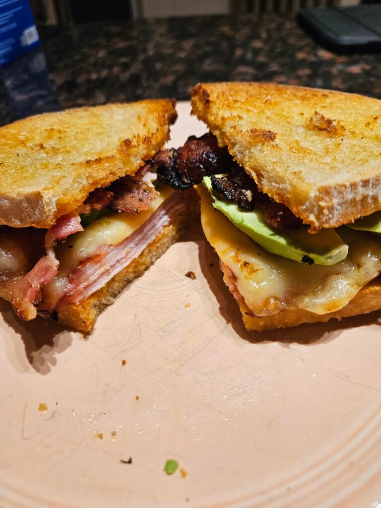 The I'll be dead by 40 sandwich