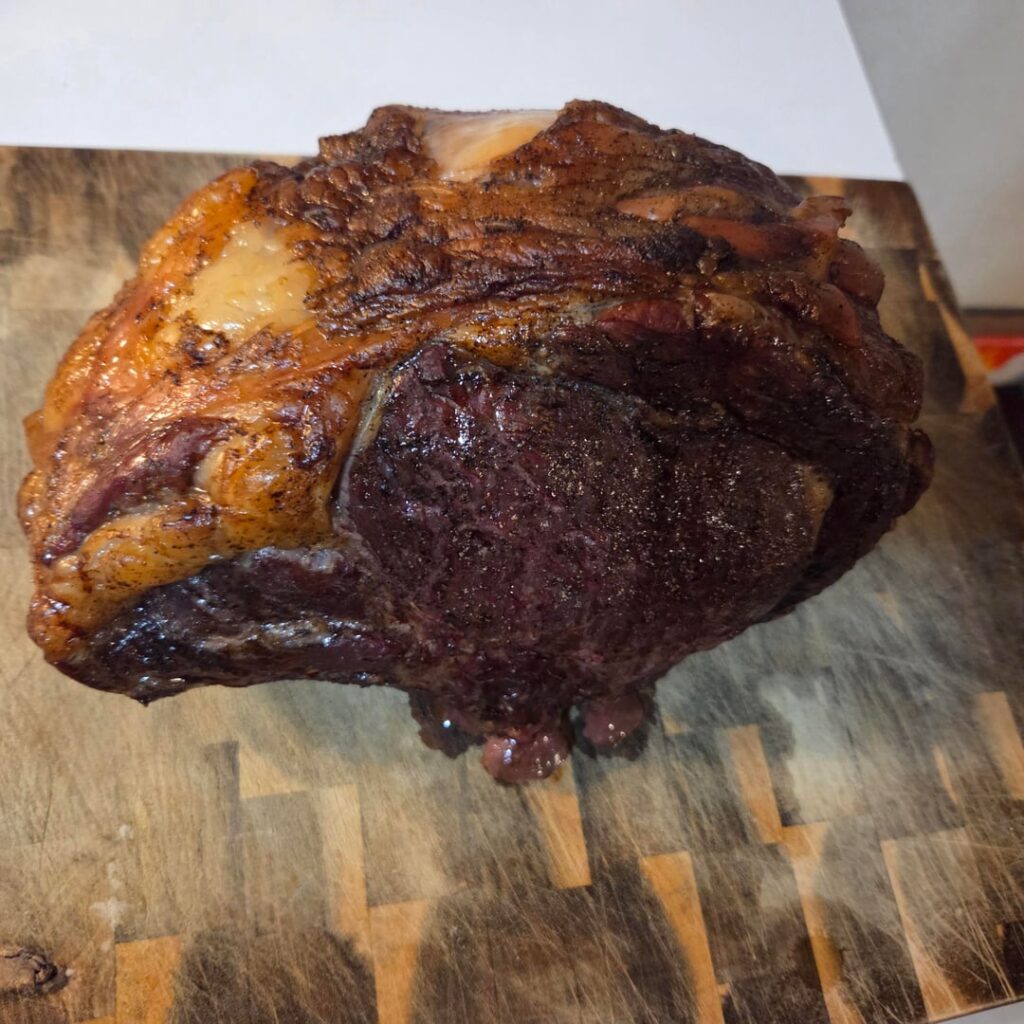 First prime rib for Christmas