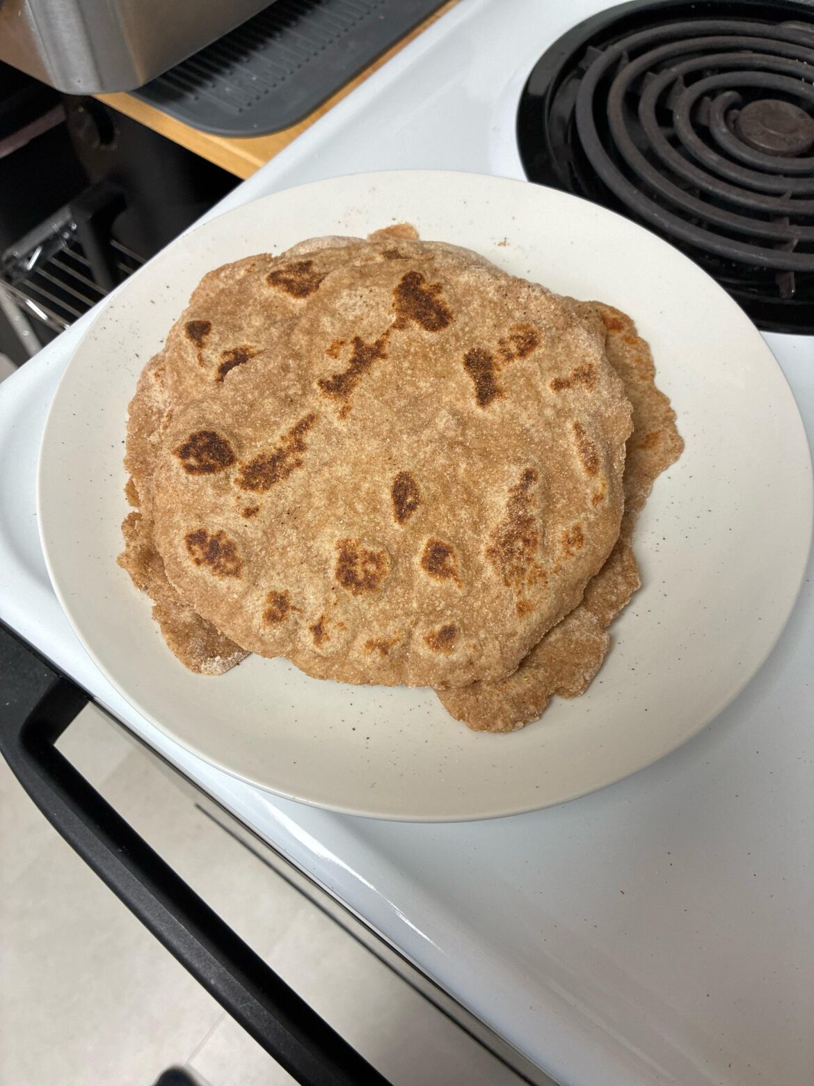 A flat bread thank you