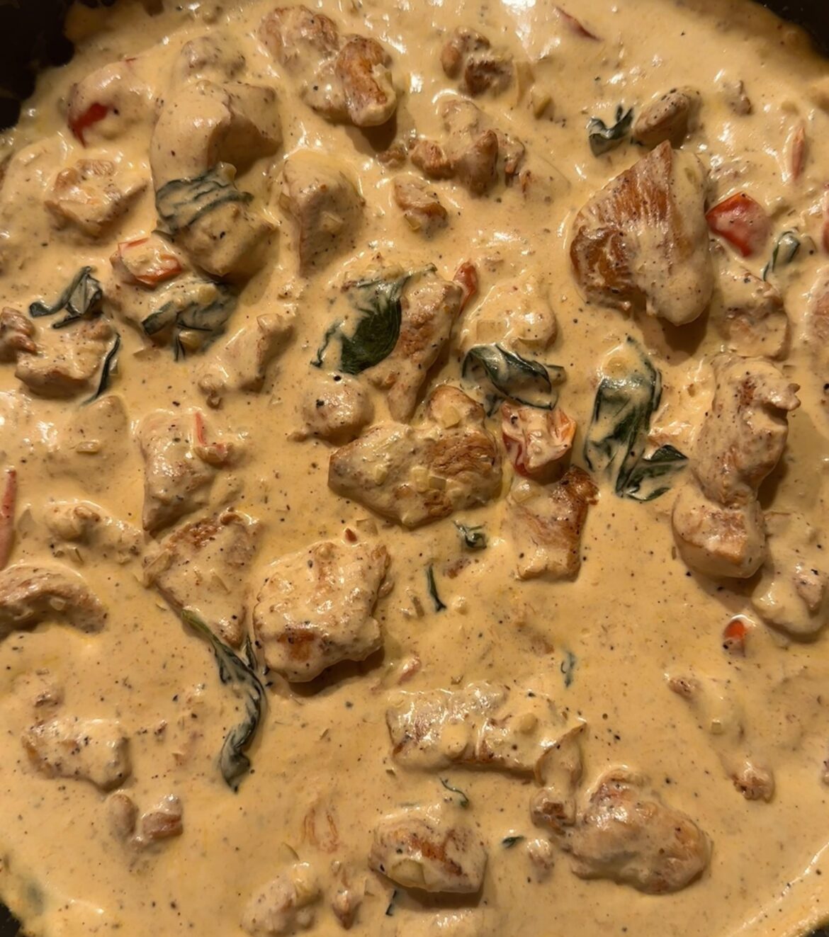 Toscan chicken for dinner 🍽️