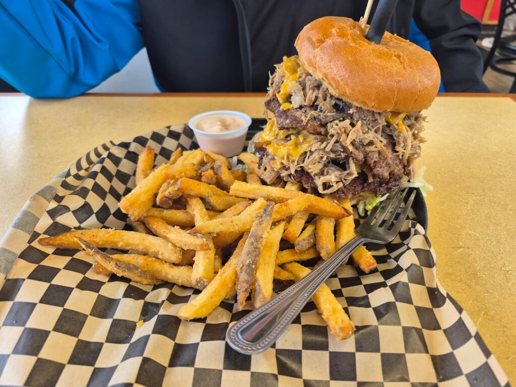 The Godfather and Garlic Parmesean Fries The Godfather and Garlic Parmesean Fries