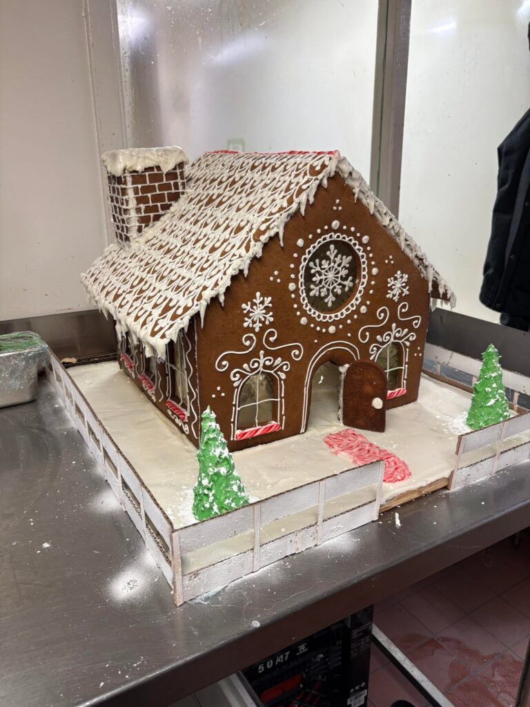 Gingerbread house I made at work!