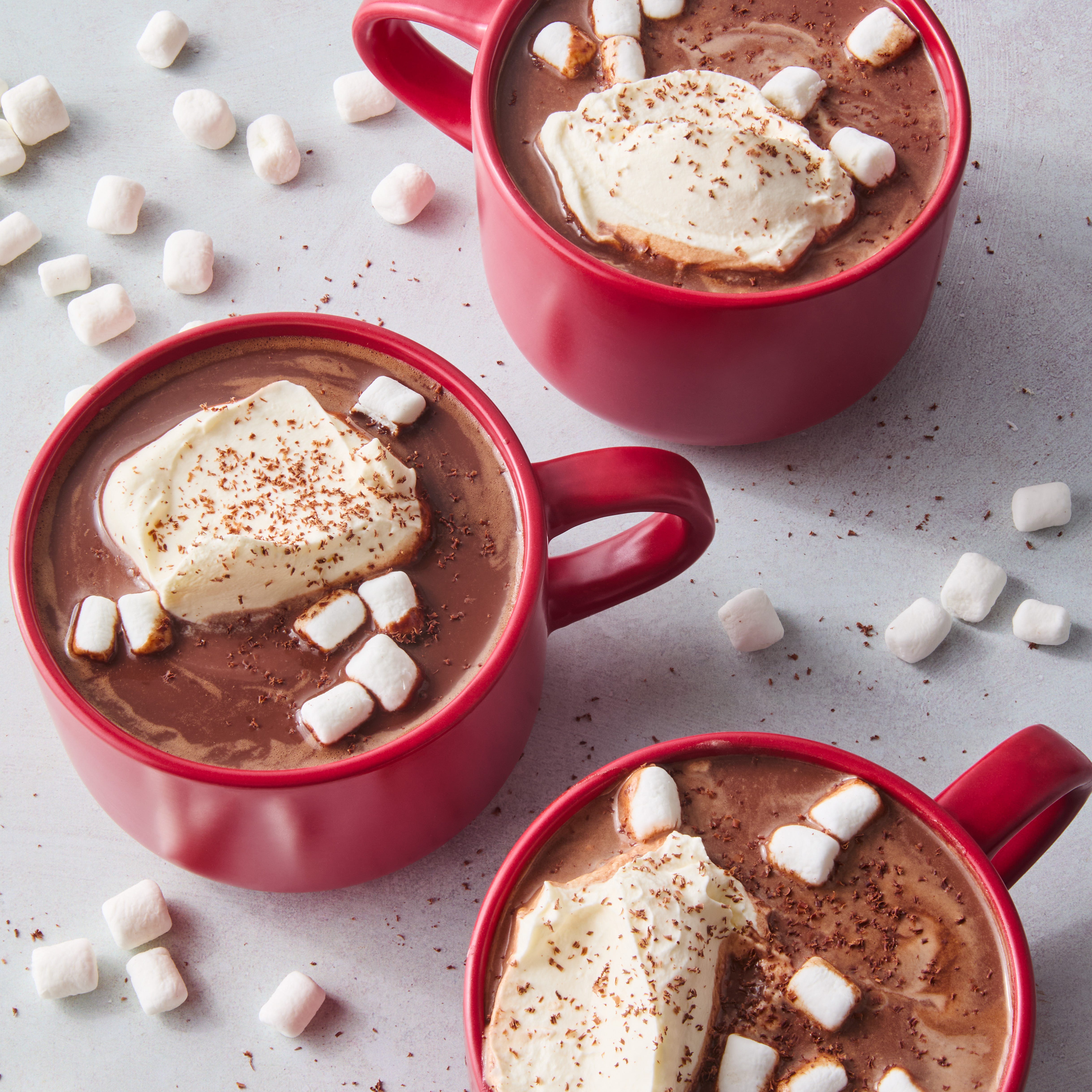 hot chocolate with marshmallows