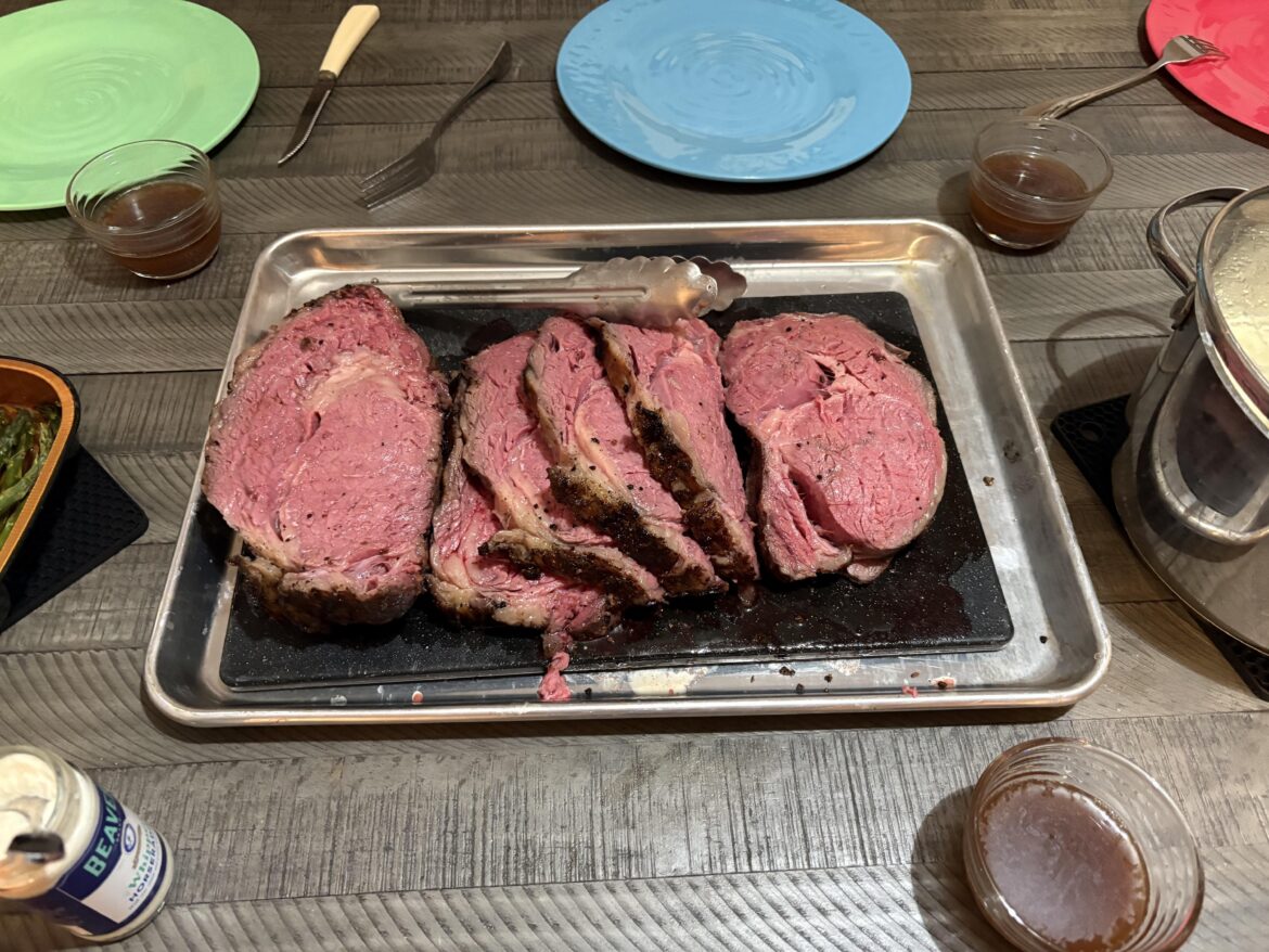 Costco Rib Roast @131/8 hours