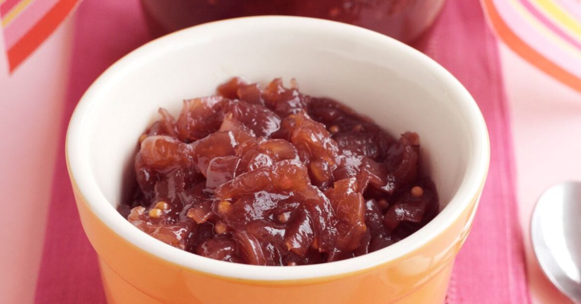 Caramelised onion and balsamic relish