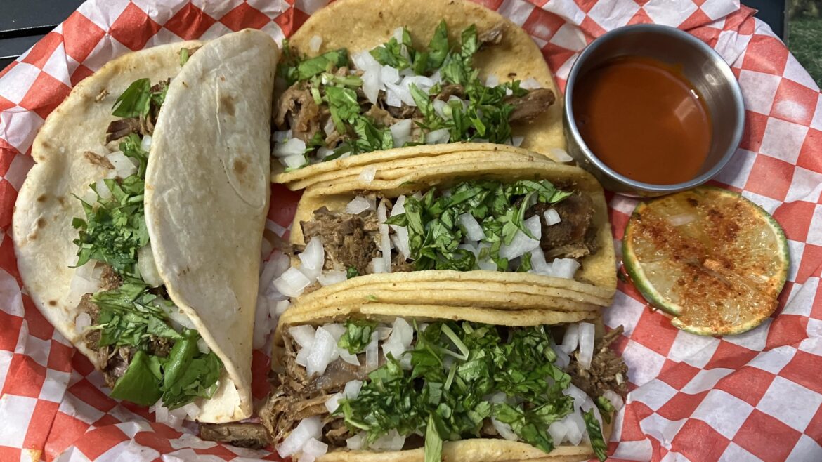 I made carnitas tacos.