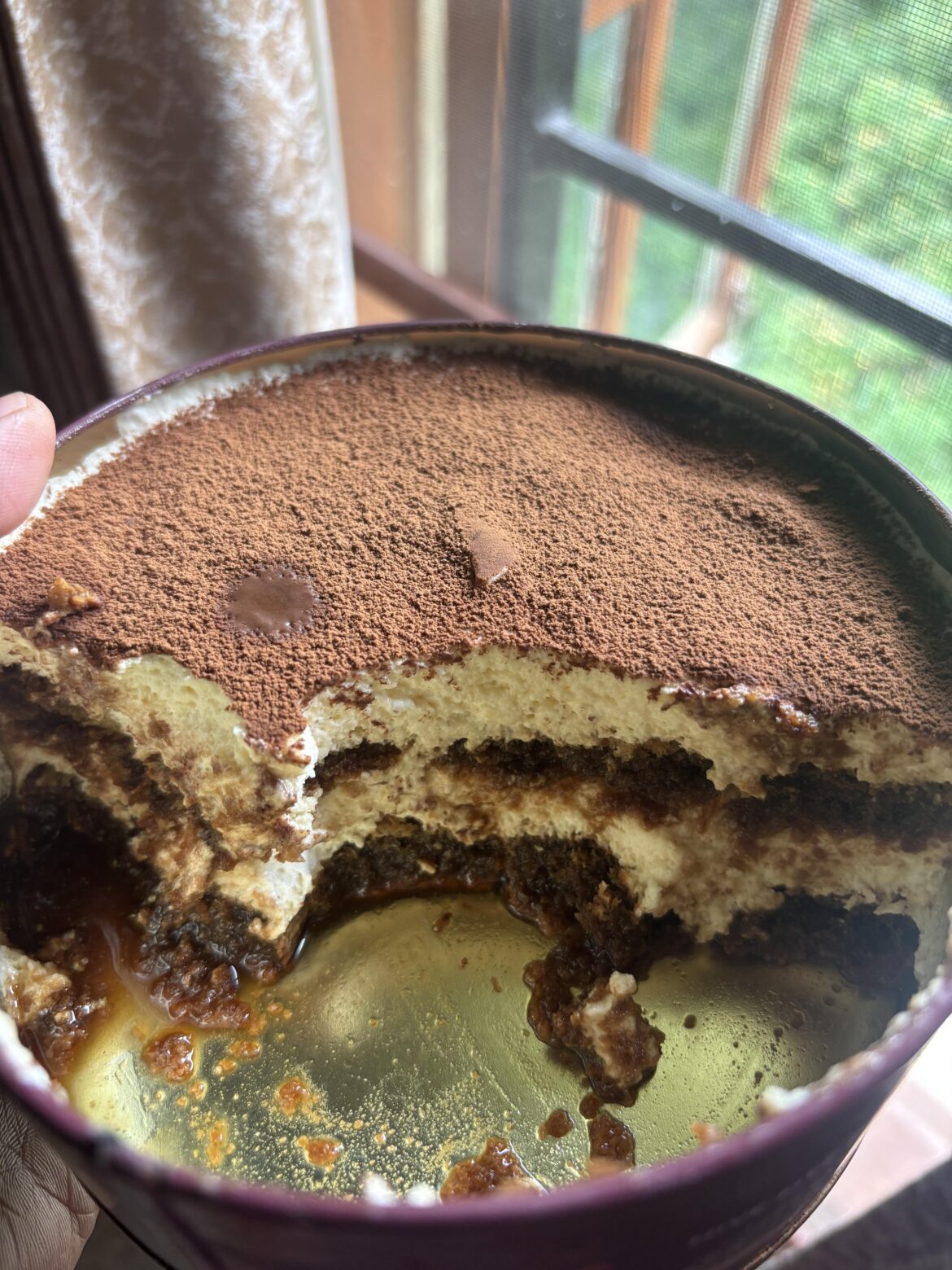 Made some yummy Tiramisu! Half got stolen before i could take a proper picture