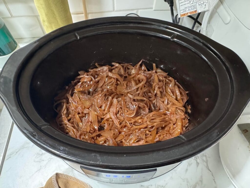 Follow up on the slow cook caramelized onions w/recipe Follow up on the slow cook caramelized onions w/recipe