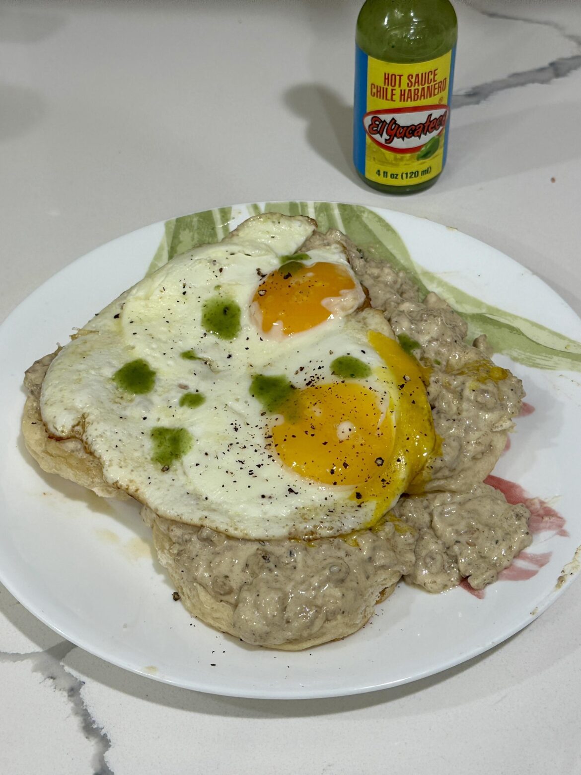 r/spicy is talkin’ shit about this plate of b&g i posted.