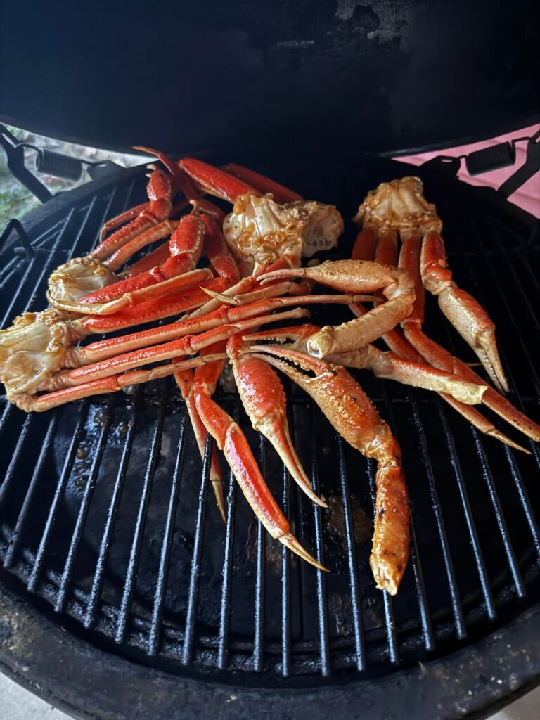 Smoked Snow Crab and Grilled Ribeyes for the Dub!