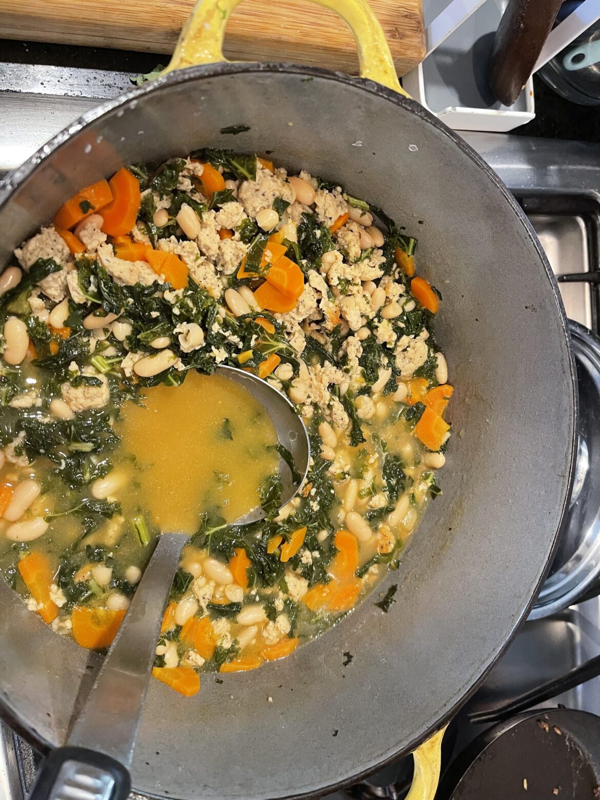 One-Pot Chicken Sausage & Bean Soup