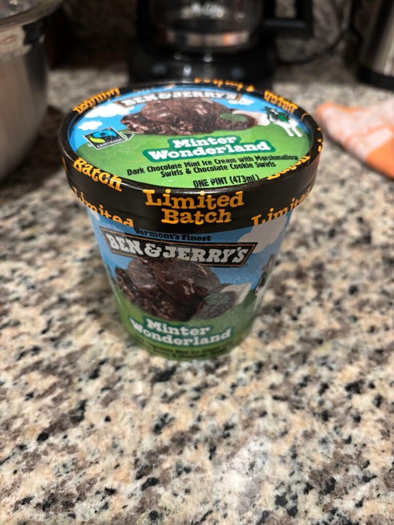 Ben and Jerry’s minter wonderland