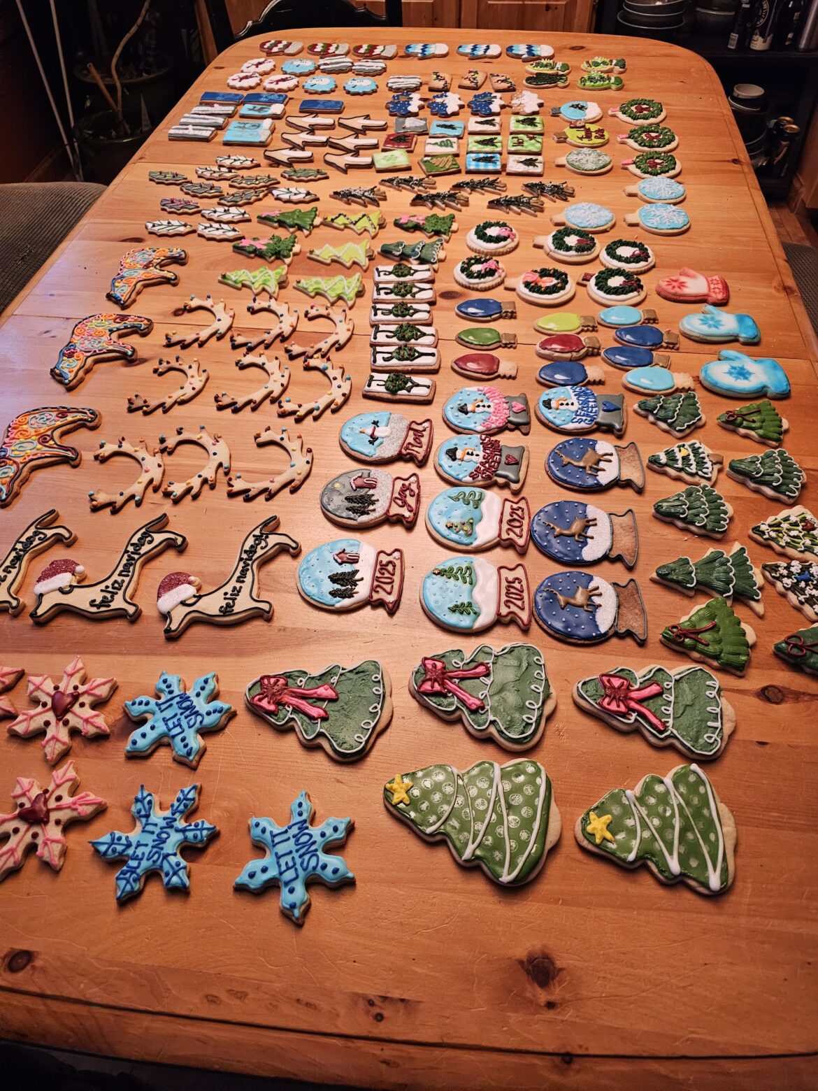 Christmas cookies a wrap