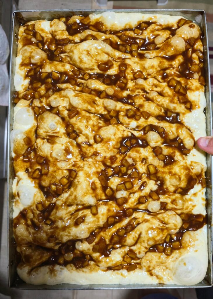 Late to the party but, Apple Fritter Foccacia.