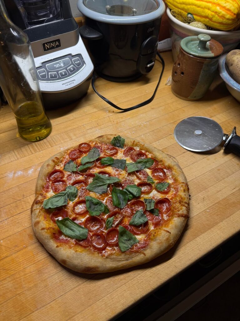 My Doctor says this is too much pepperoni, but I don’t care!