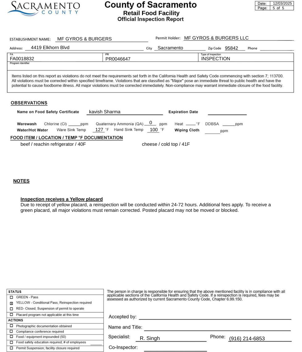 The floor in the soda syrup storage room was made of non-approved material and lacked a coved base.