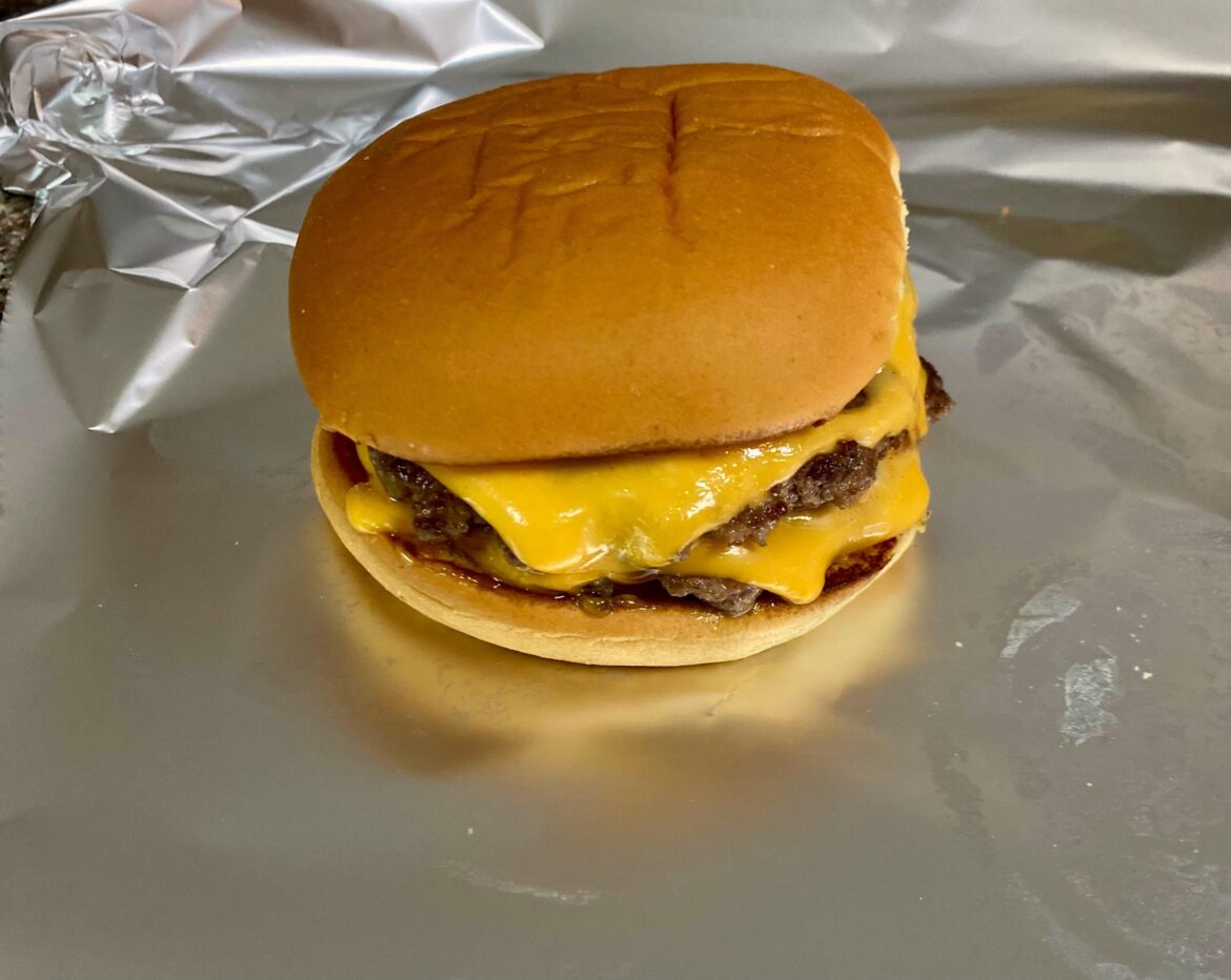 A simple burger for a simple day