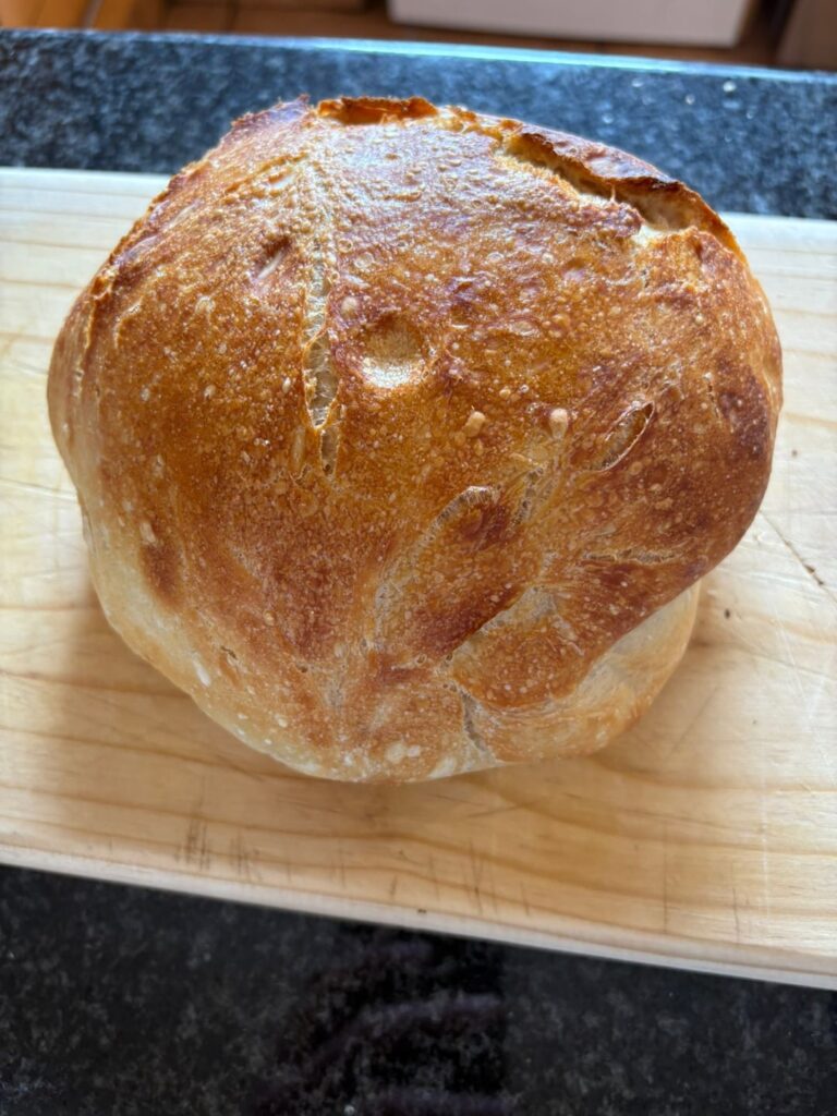 Please rate my first sourdough? Any feedback greatly appreciated.