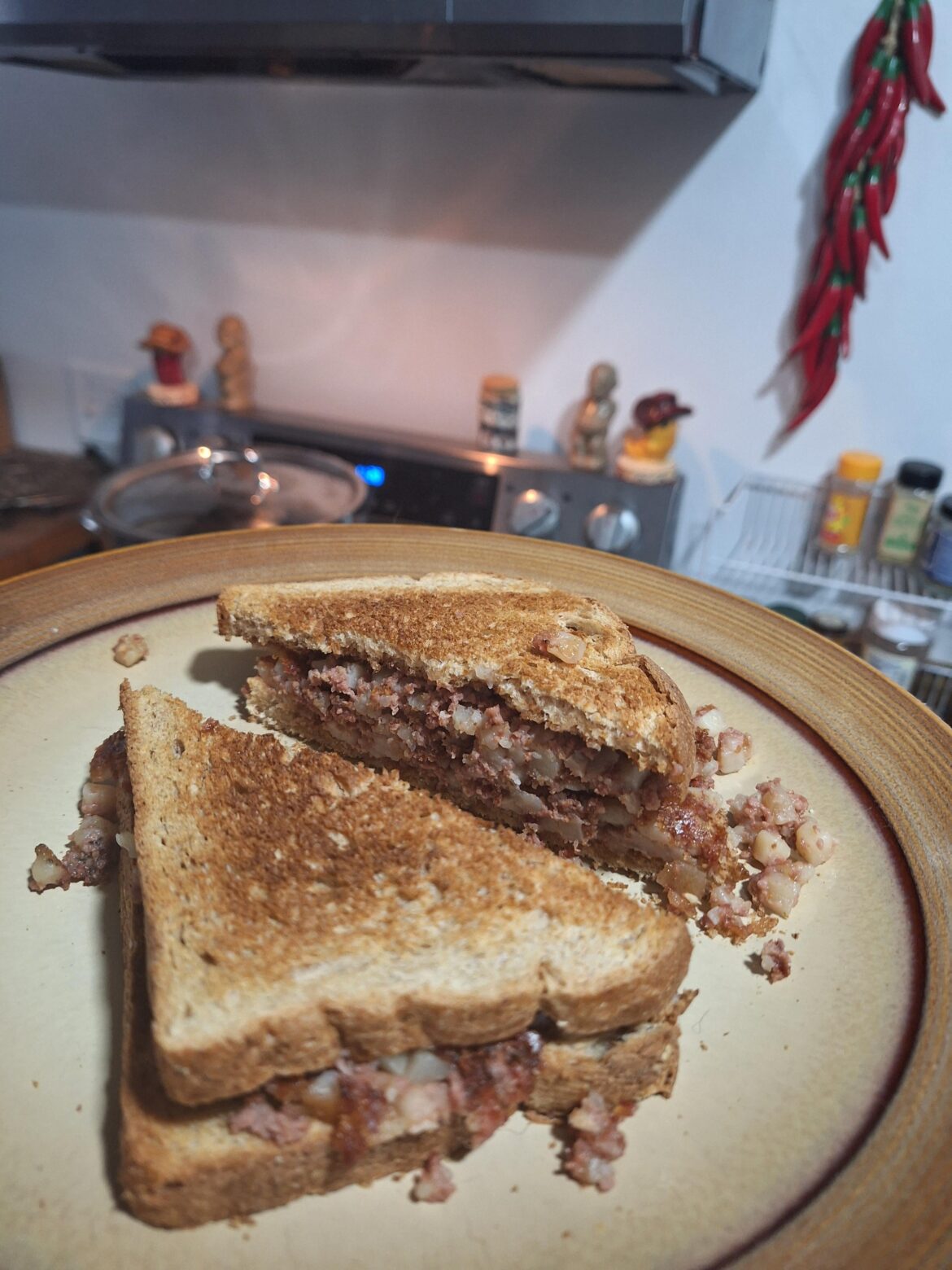 Does this count? Canned corned beef