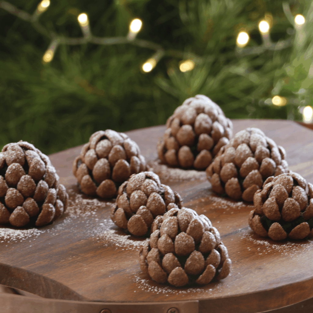 Chocolate pinecones