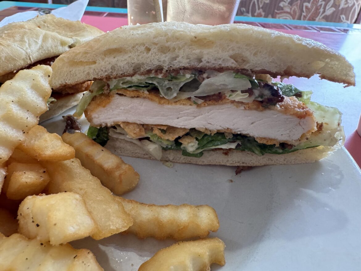 My friend owns a restaurant and I requested he make the beautiful Caesar Salad Sandwich that was on here last week as a lunch special. I got to eat it today, it was amazing! Bravo to the genius who came up with this incredible sandwich. You are my hero.