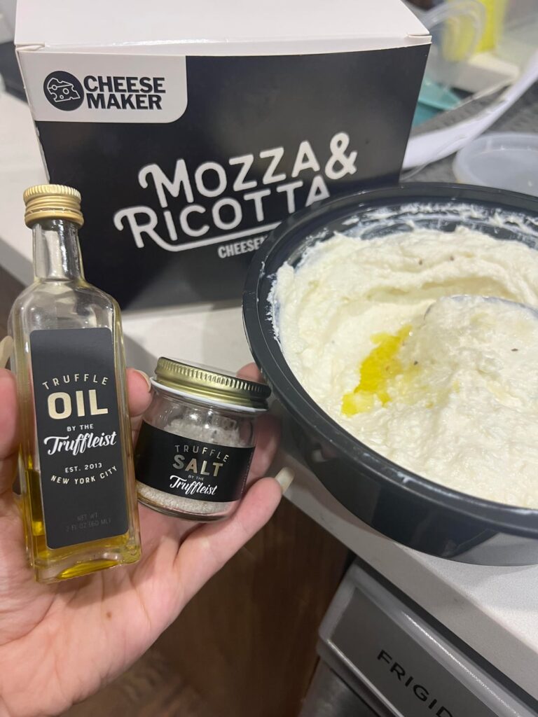 I was gifted a cheese kit, my next step was obvious