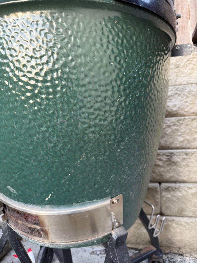 My large BGE has a big crack