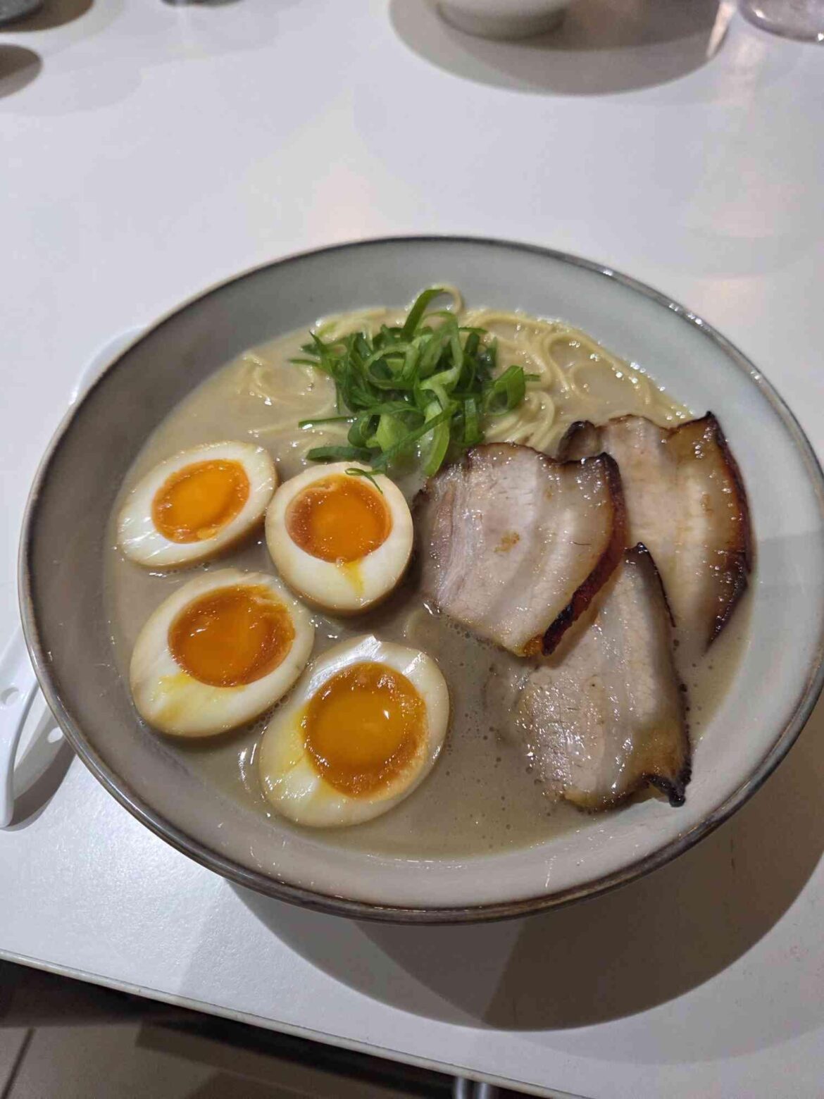 Second attempt at making Tonkotsu ramen!