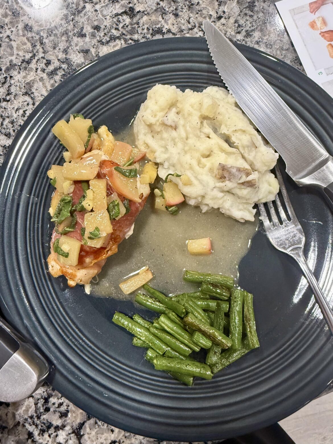 Prosciutto wrapped chicken roulade