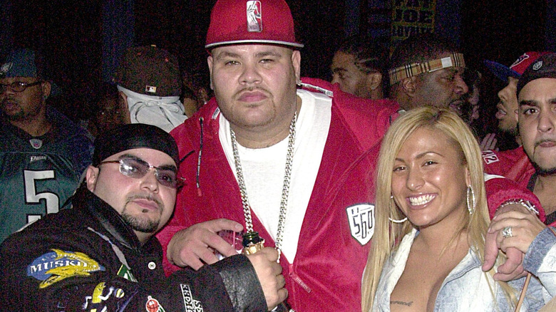 Fat Joe partying at Jimmy's Bronx Cafe