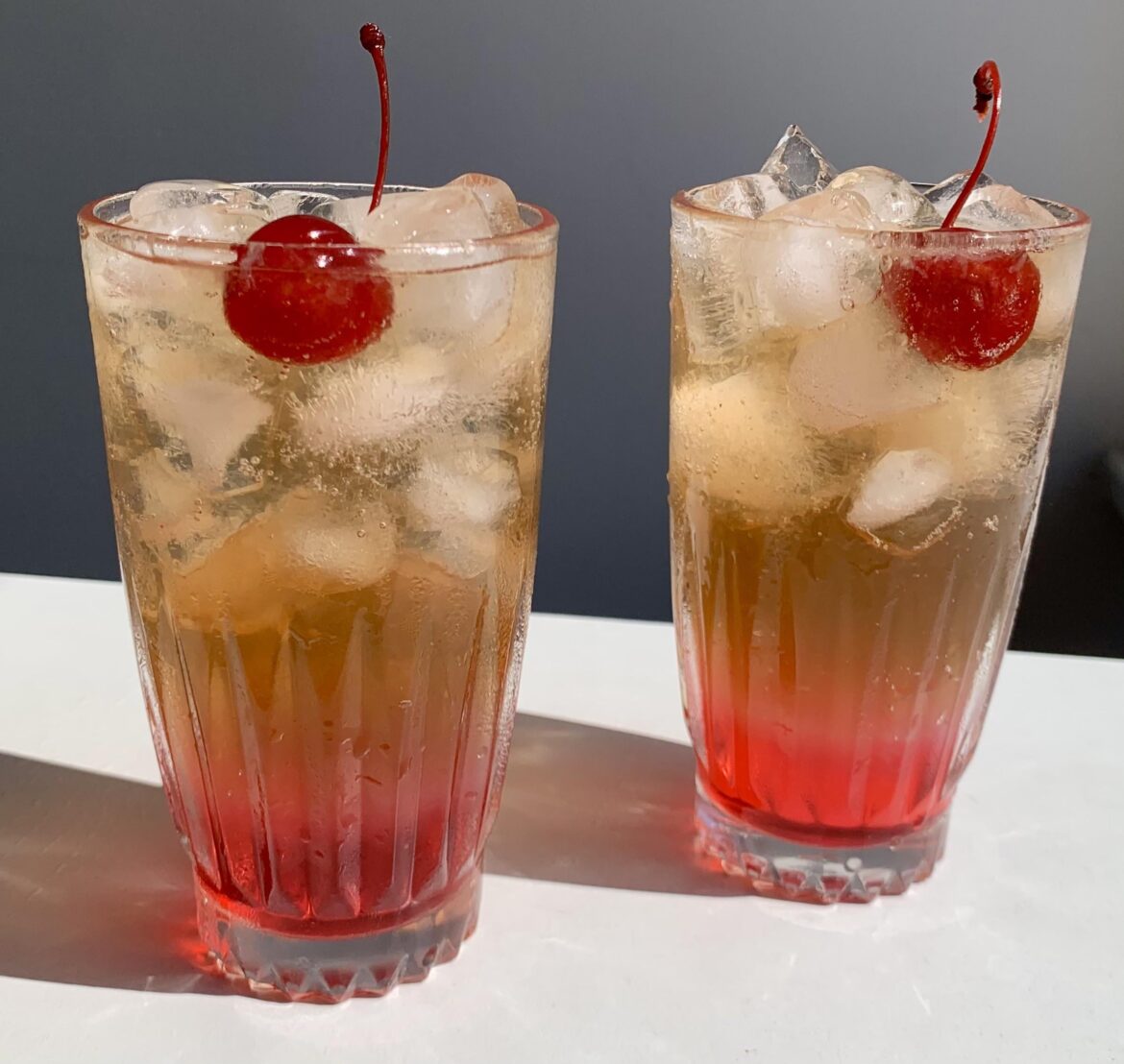 Vegan Shirley Temple Mocktail