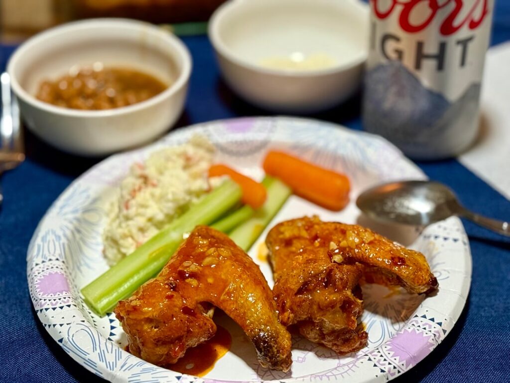 Air fried wings never disappoints
