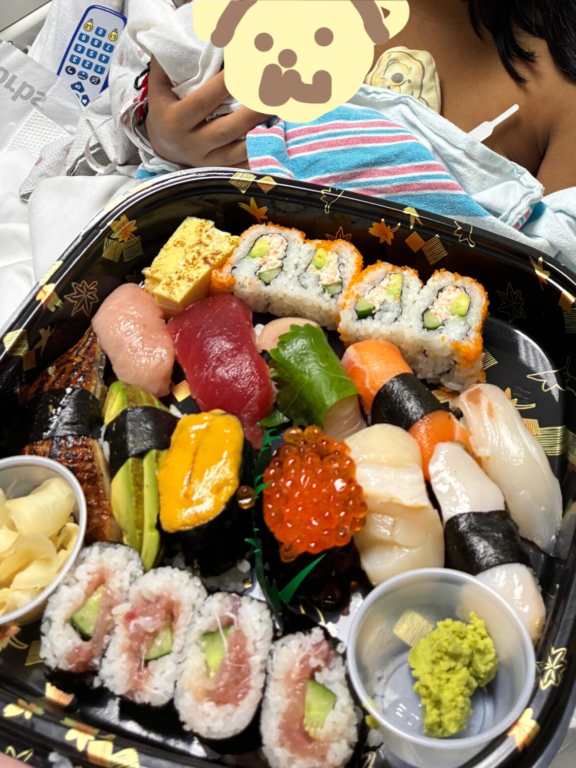 post-labor sushi (takeout omakase) 🙂‍↕️🍣