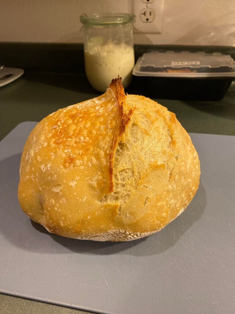I made my first loaf! Turned out way better than I thought it would.