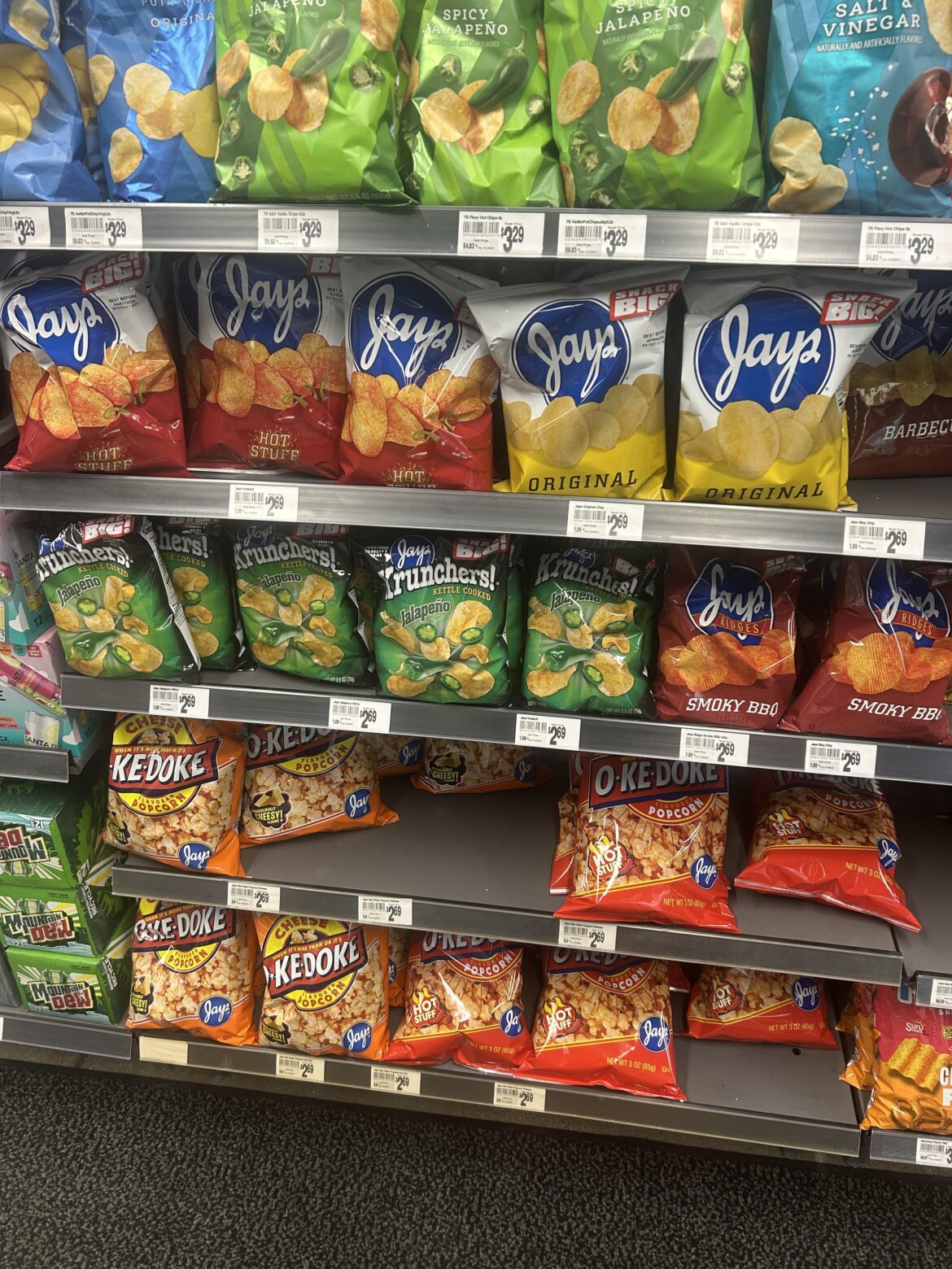 Visiting home and this 7/11 shelf made me ridiculously happy.