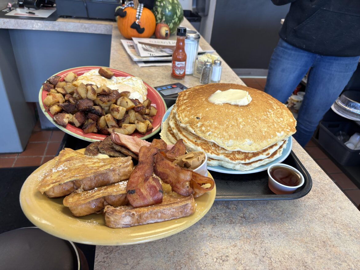 The Belly Buster Breakfast at Angie’s Coffee and More in Torrington, CT The Belly Buster Breakfast at Angie’s Coffee and More in Torrington, CT