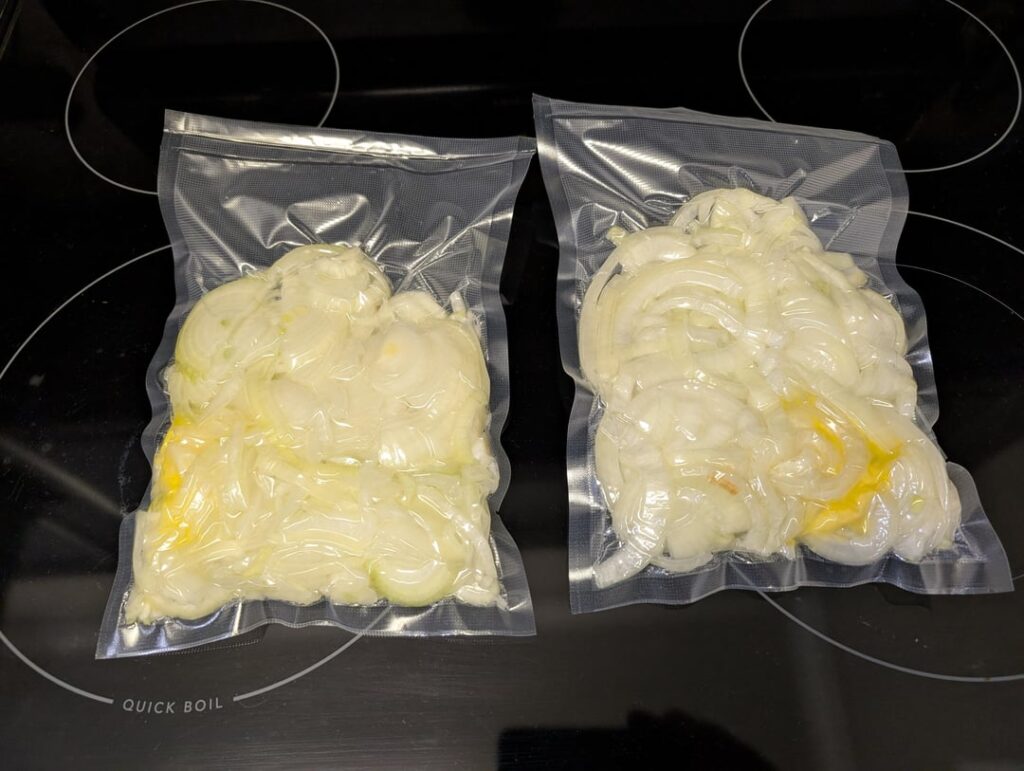 Sous vide caramelized onion