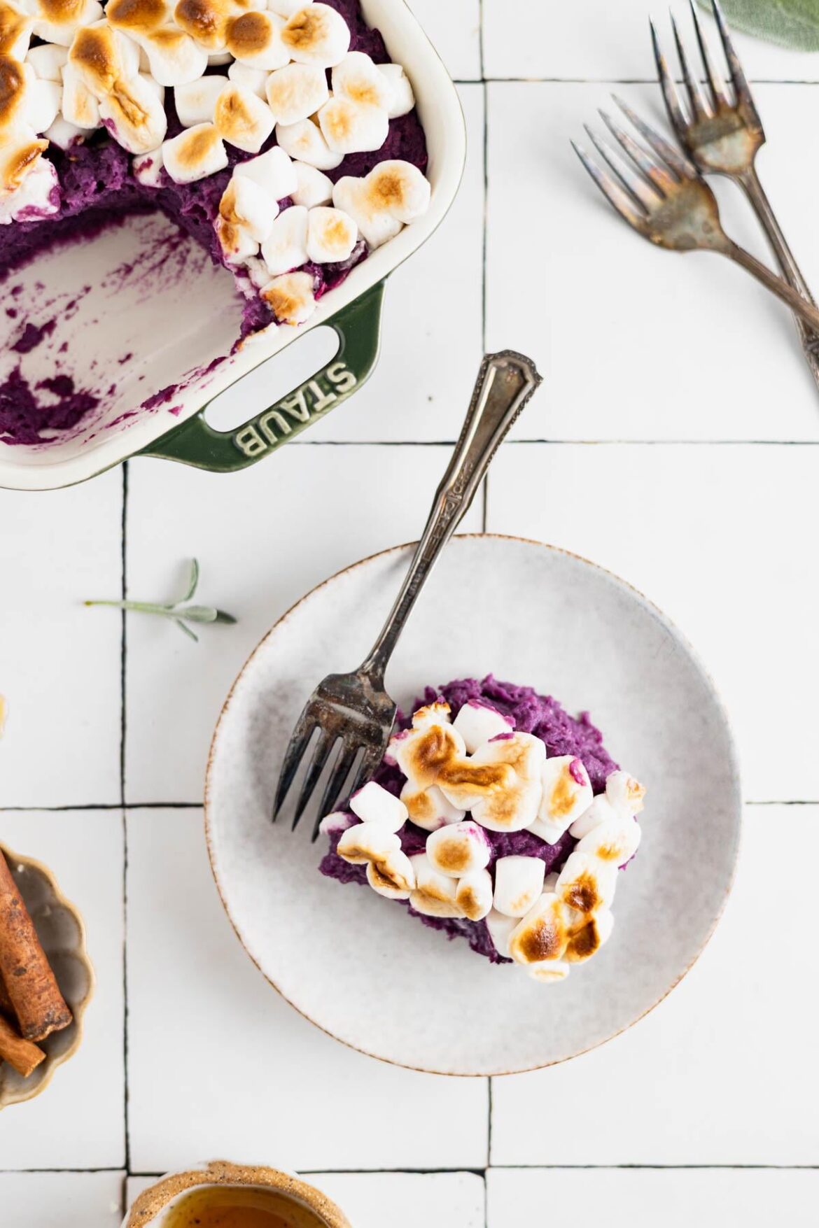 Purple Sweet Potato Casserole