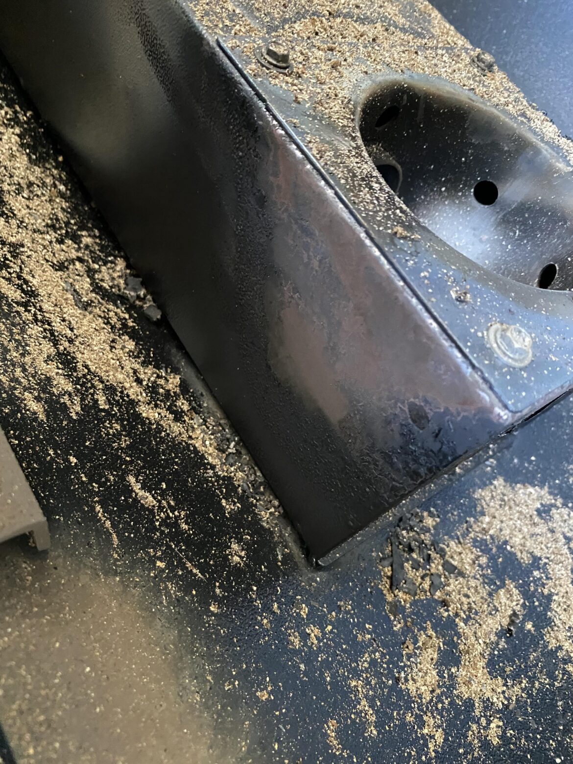 Is this normal? A lot off paint striped off on brand new Traeger pro 22 after first cook