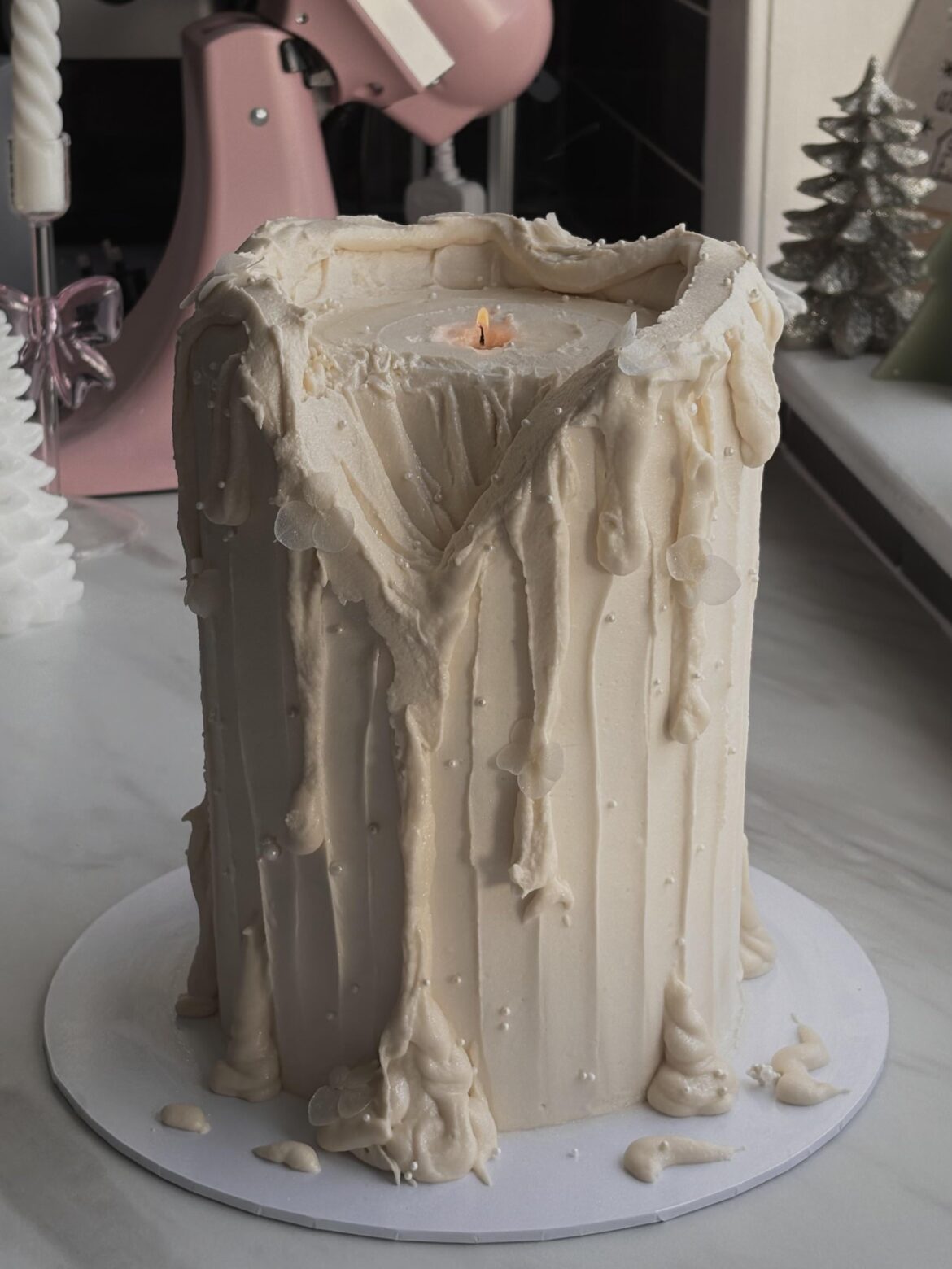 Melting Candle Cake