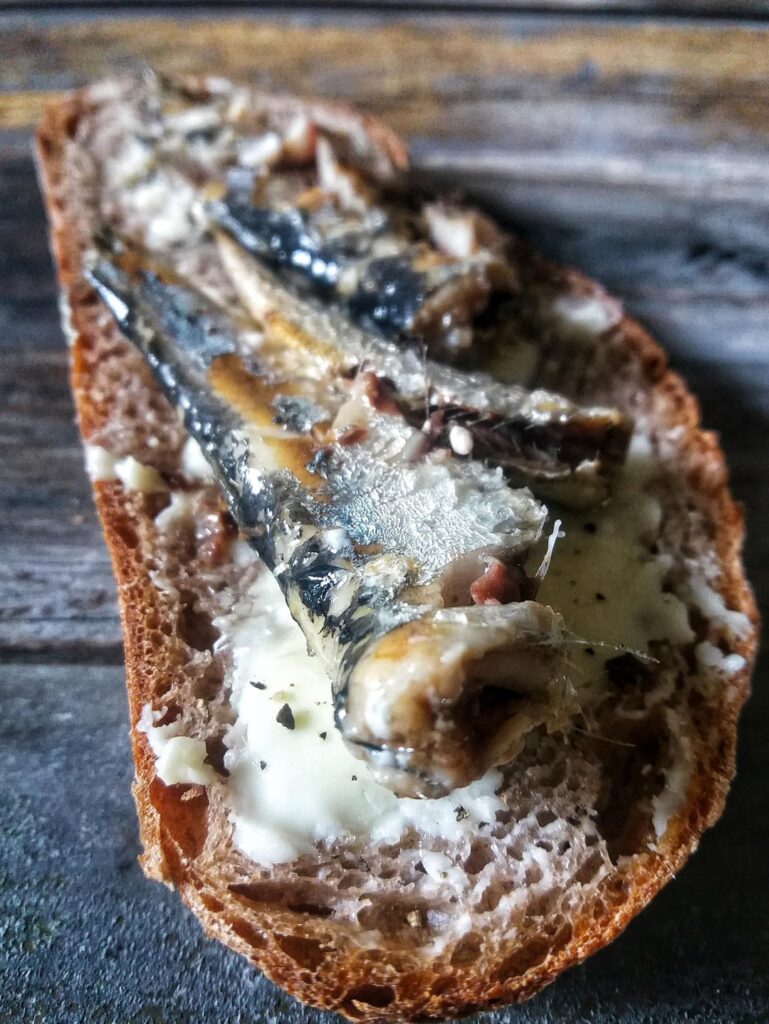 Sardine confit
