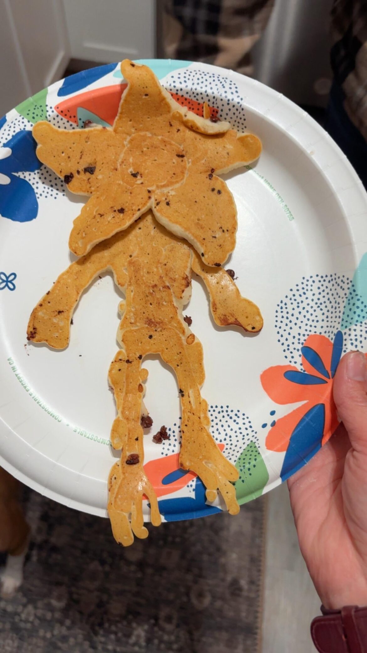 I made a strange pancake